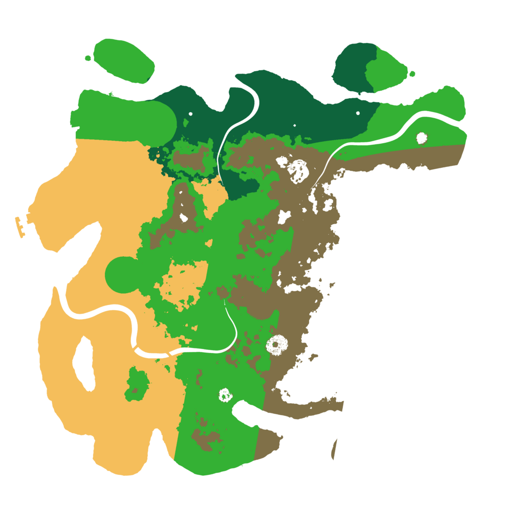 Biome Rust Map: Procedural Map, Size: 3750, Seed: 585335201