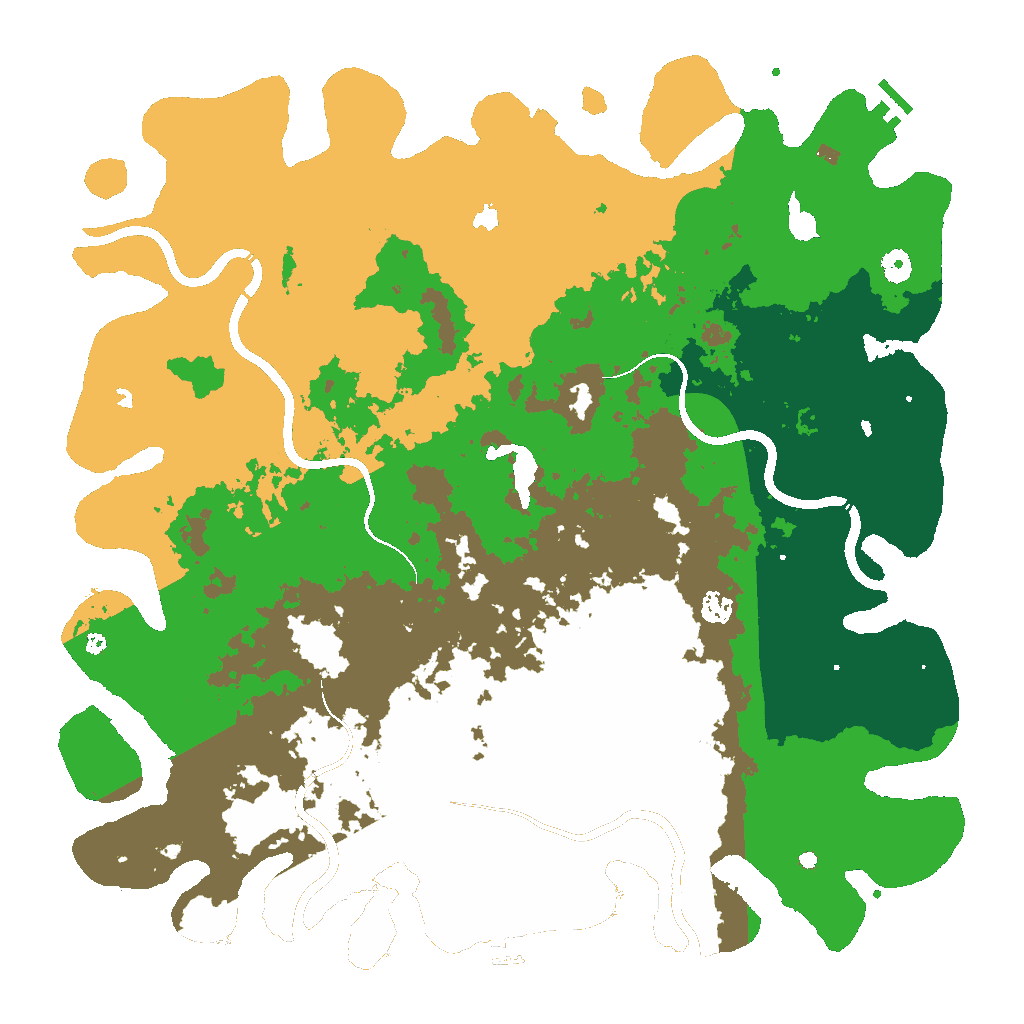 Biome Rust Map: Procedural Map, Size: 4800, Seed: 1425121626