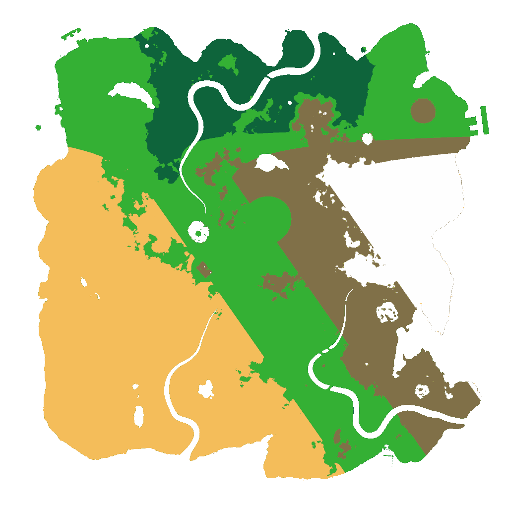 Biome Rust Map: Custom Map