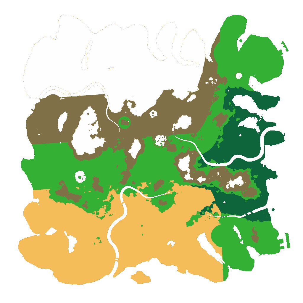 Biome Rust Map: Custom Map
