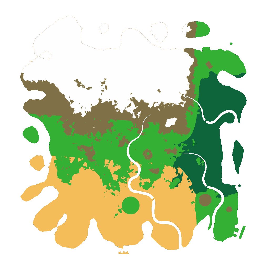 Biome Rust Map: Custom Map