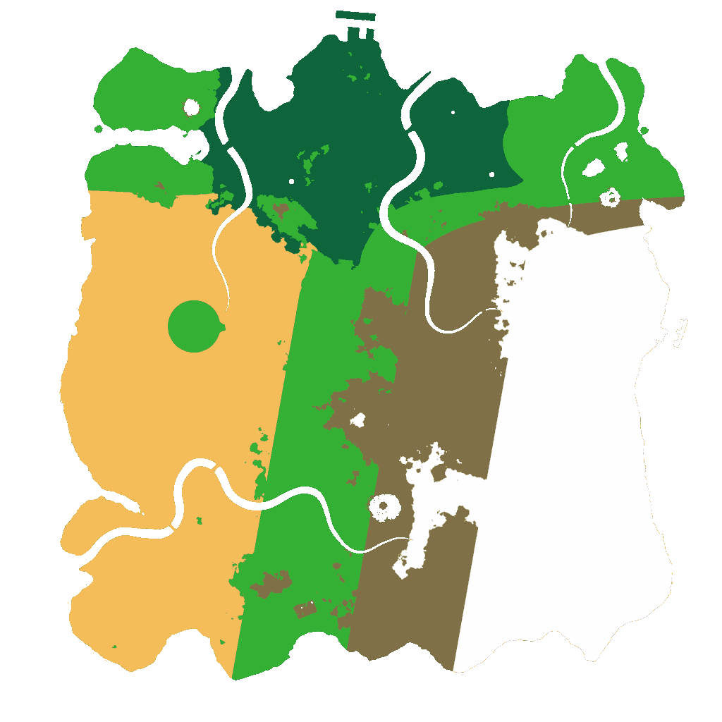 Biome Rust Map: Custom Map
