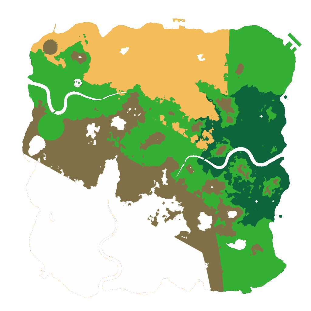 Biome Rust Map: Custom Map