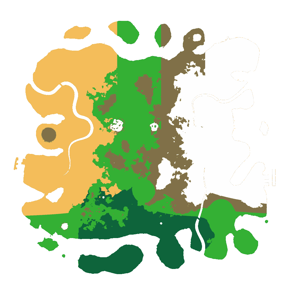 Biome Rust Map: Procedural Map, Size: 3500, Seed: 897644