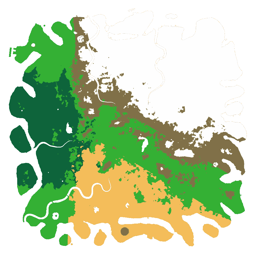 Biome Rust Map: Procedural Map, Size: 5471, Seed: 586637510