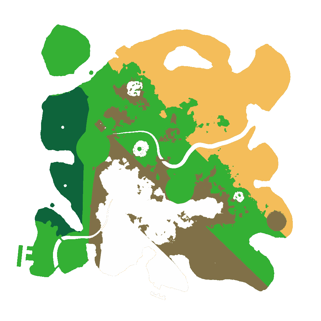 Biome Rust Map: Procedural Map, Size: 3000, Seed: 31094