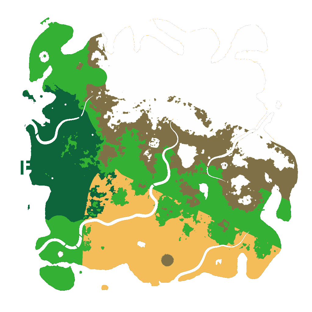 Biome Rust Map: Procedural Map, Size: 4500, Seed: 1556520224