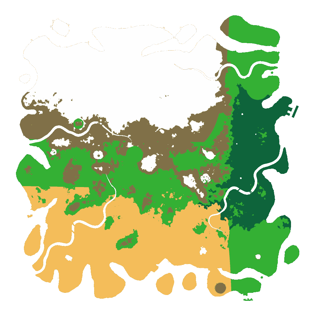 Biome Rust Map: Procedural Map, Size: 5000, Seed: 1103931736