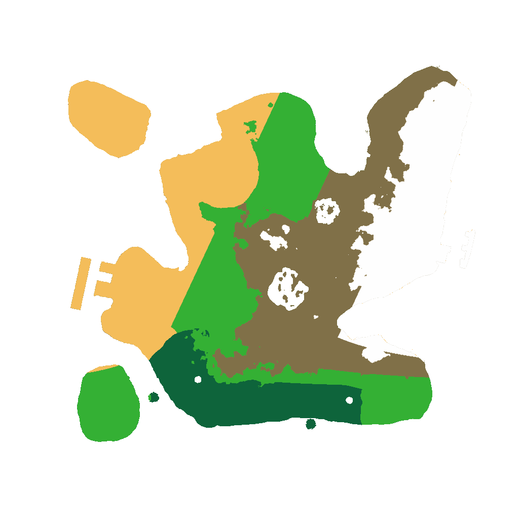Biome Rust Map: Procedural Map, Size: 2000, Seed: 1511363923