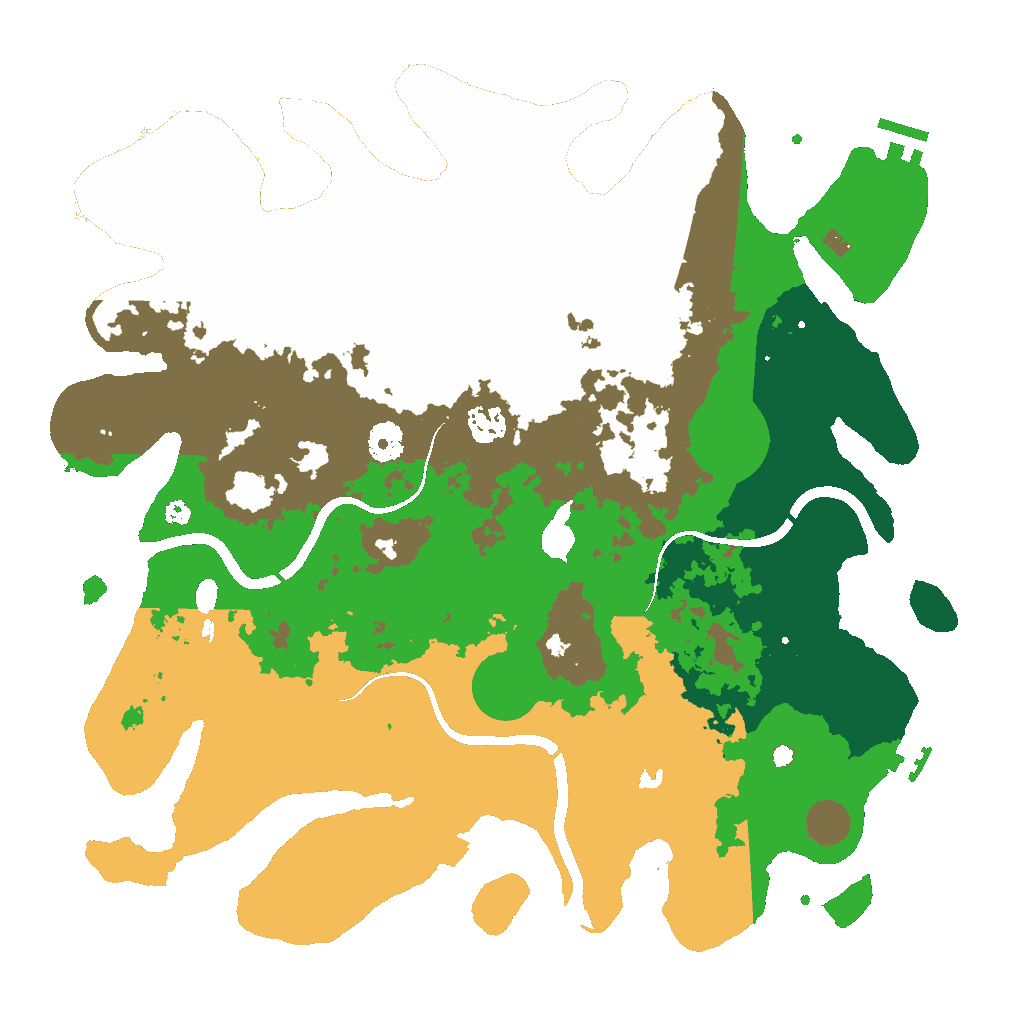 Biome Rust Map: Procedural Map, Size: 4000, Seed: 57126404