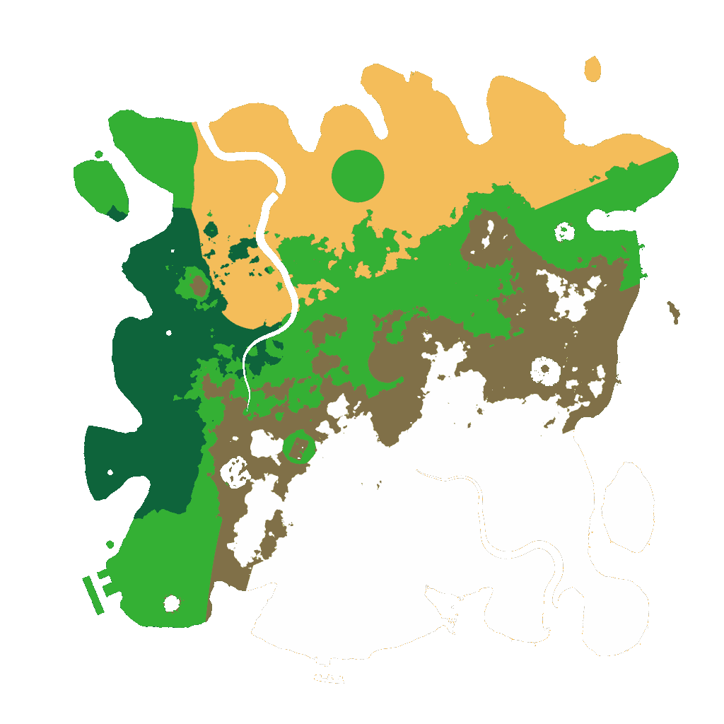 Biome Rust Map: Procedural Map, Size: 3650, Seed: 1634354734