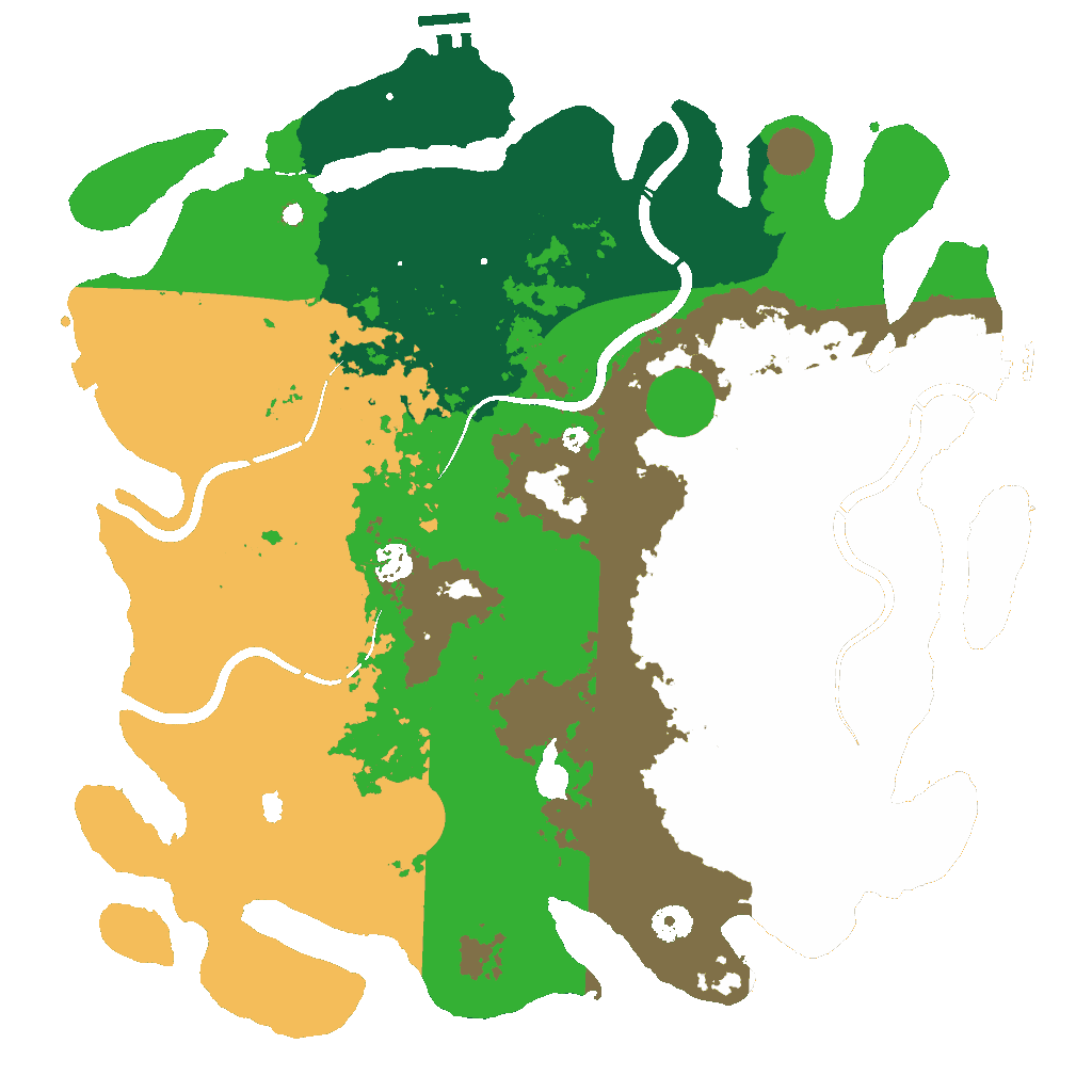 Biome Rust Map: Procedural Map, Size: 4250, Seed: 1847263951