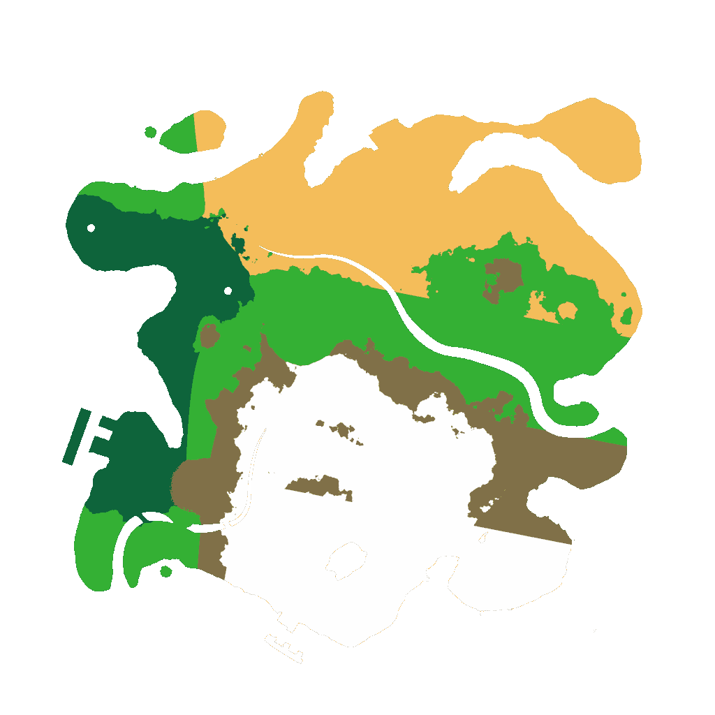 Biome Rust Map: Procedural Map, Size: 2500, Seed: 699635