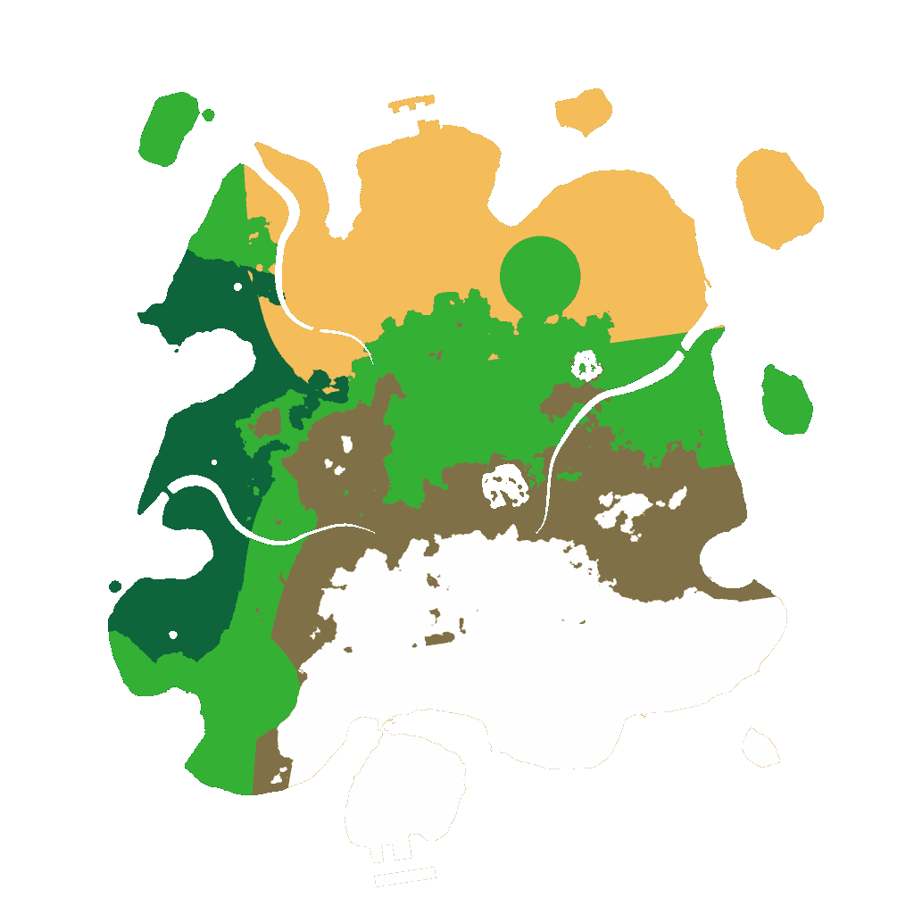 Biome Rust Map: Procedural Map, Size: 3000, Seed: 995727019