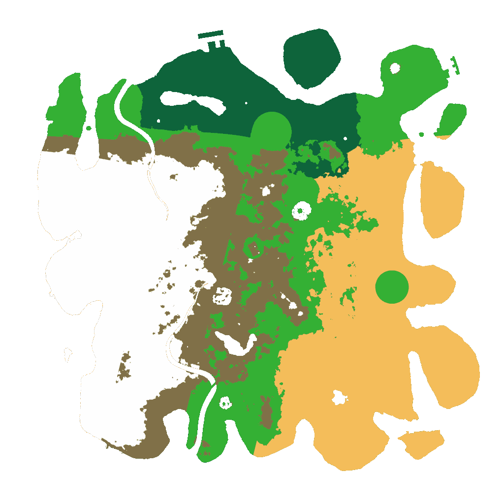 Biome Rust Map: Procedural Map, Size: 4000, Seed: 1840522662