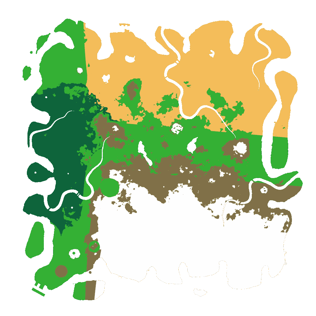 Biome Rust Map: Procedural Map, Size: 4500, Seed: 643109240