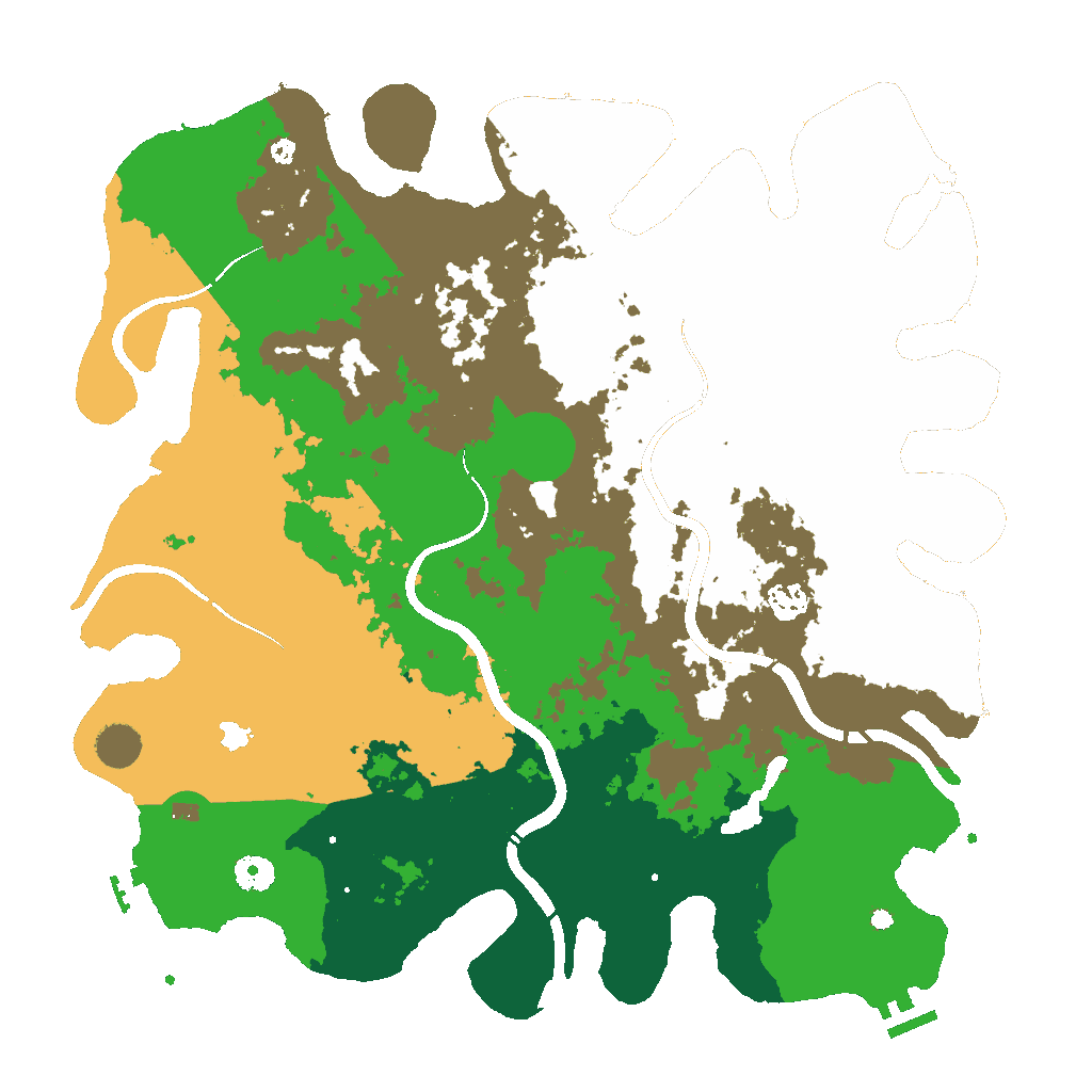 Biome Rust Map: Procedural Map, Size: 4250, Seed: 1615192023