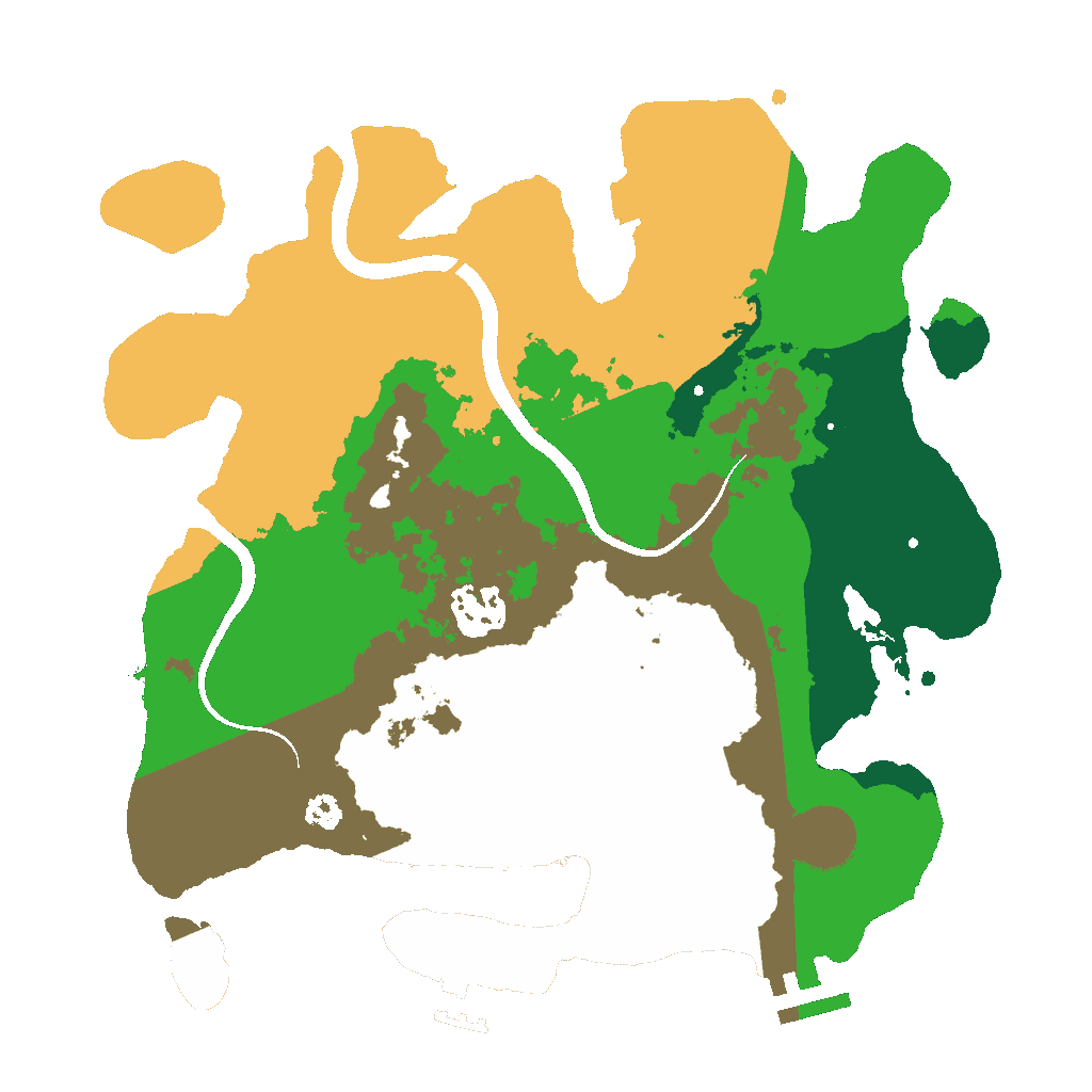 Biome Rust Map: Procedural Map, Size: 3000, Seed: 1339616681