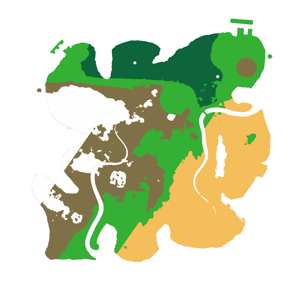 Biome Rust Map: Procedural Map, Size: 2700, Seed: 1016322051