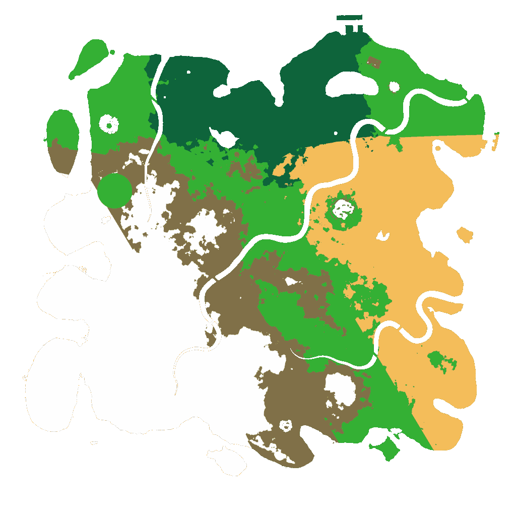Biome Rust Map: Procedural Map, Size: 4000, Seed: 1942856064