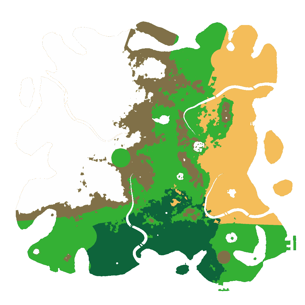 Biome Rust Map: Procedural Map, Size: 4250, Seed: 1694224641