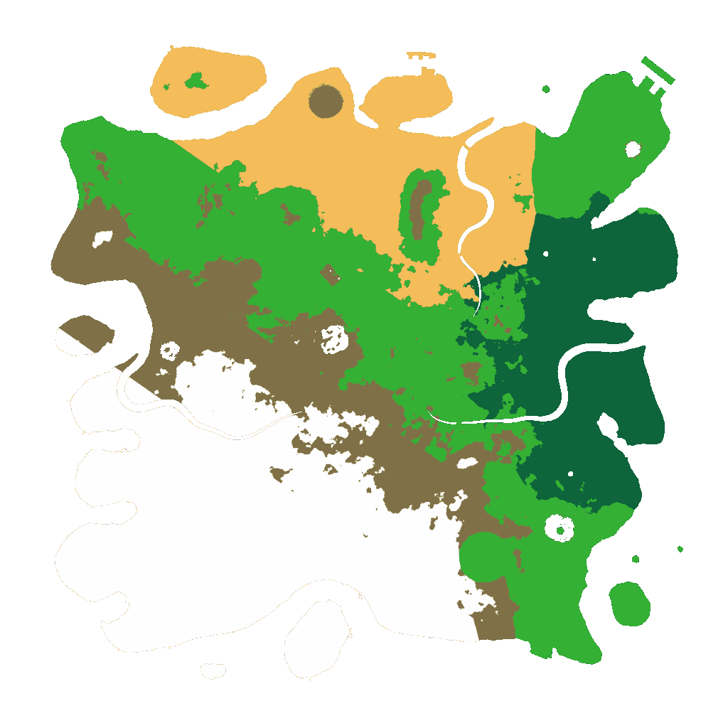 Biome Rust Map: Procedural Map, Size: 3800, Seed: 1703584603