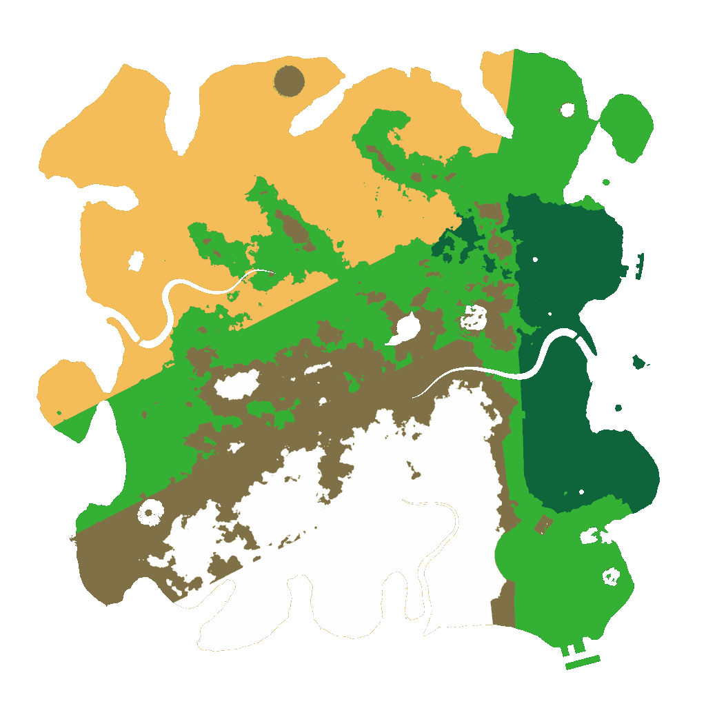 Biome Rust Map: Procedural Map, Size: 4000, Seed: 1613250650