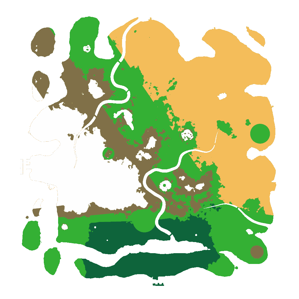 Biome Rust Map: Procedural Map, Size: 4000, Seed: 1533990832