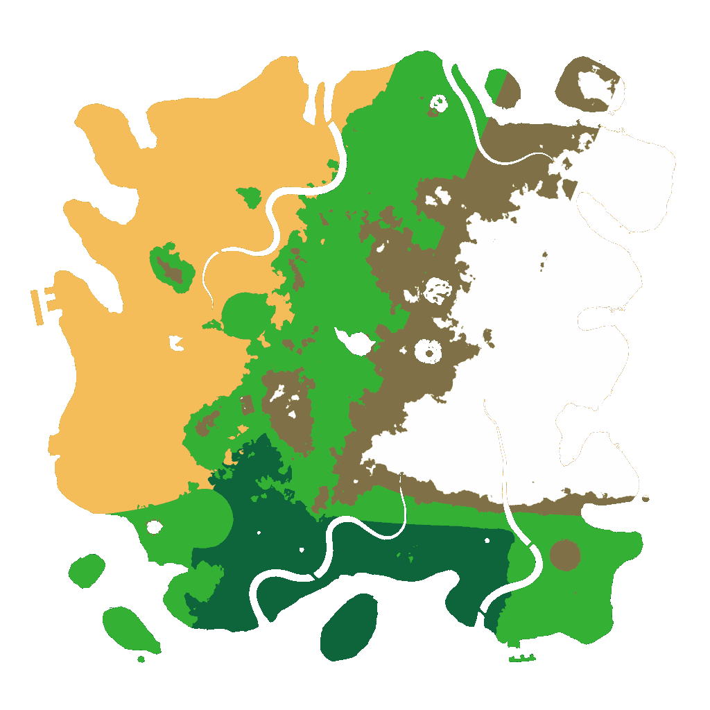 Biome Rust Map: Procedural Map, Size: 4000, Seed: 815624629