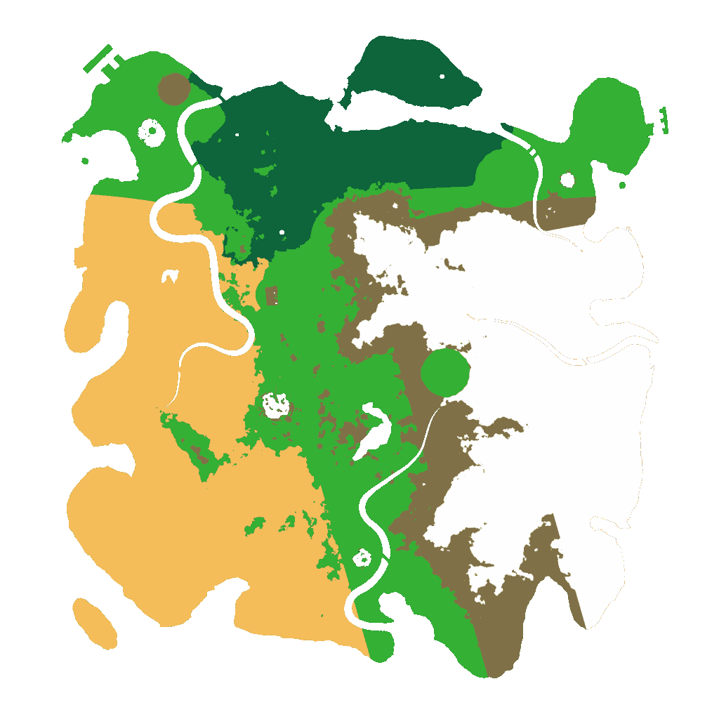 Biome Rust Map: Procedural Map, Size: 4000, Seed: 885405370