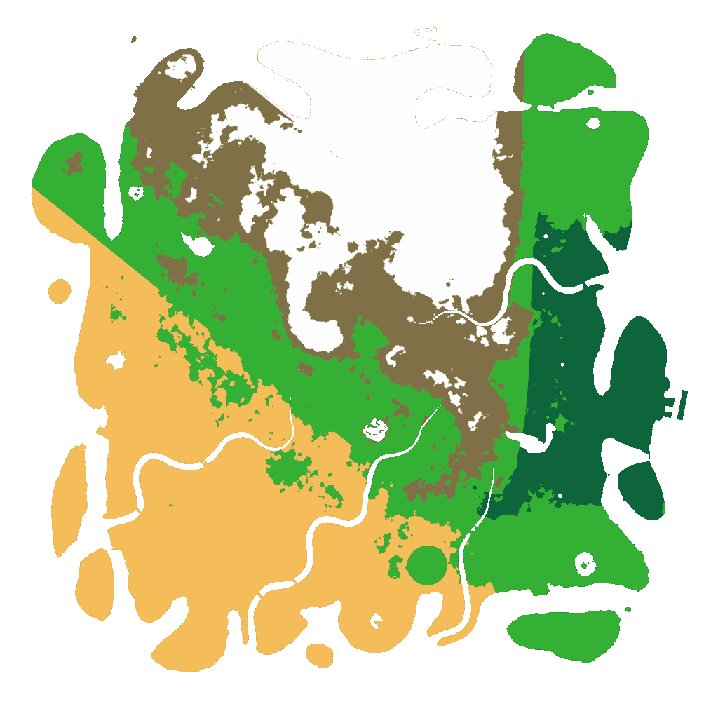 Biome Rust Map: Procedural Map, Size: 4800, Seed: 923358347
