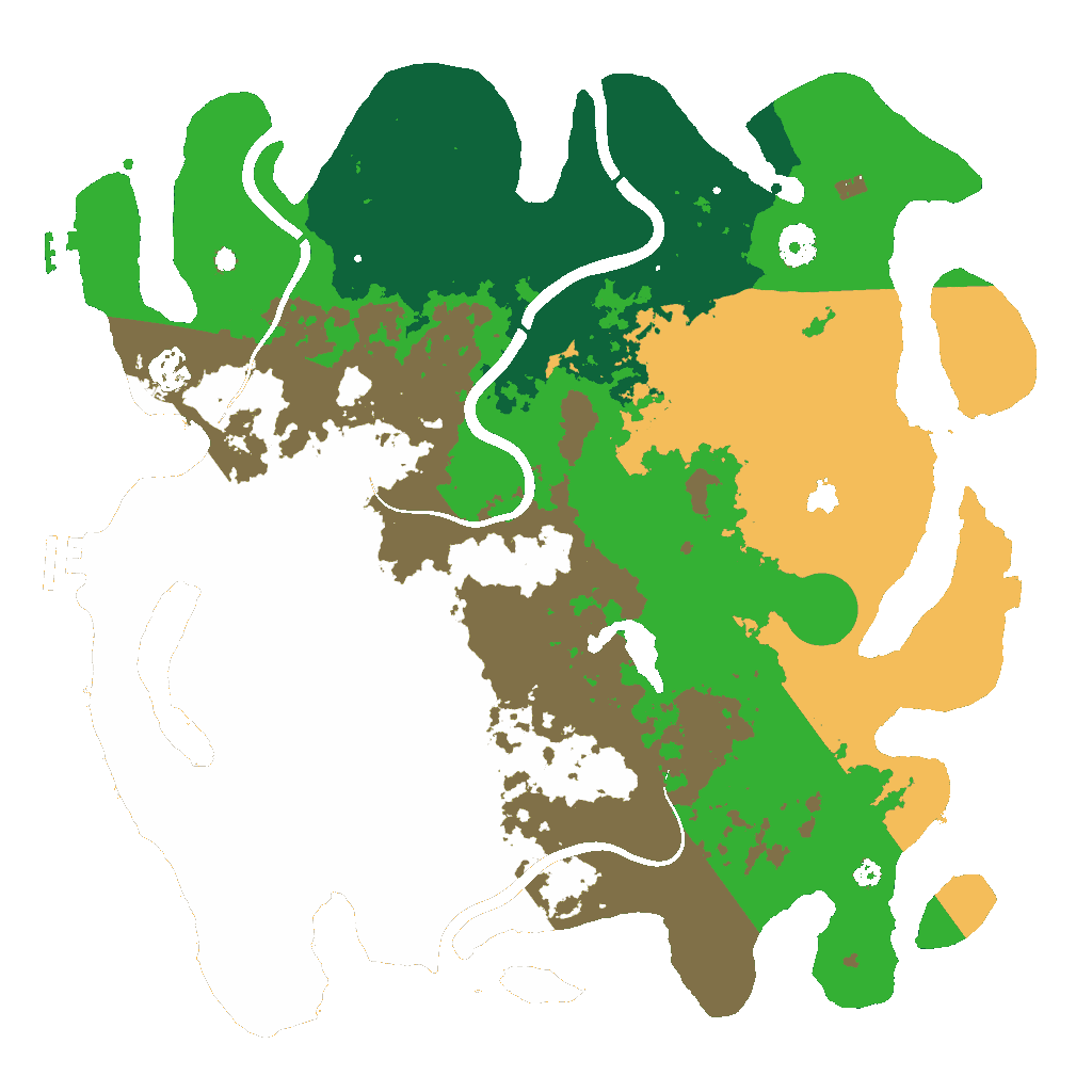 Biome Rust Map: Procedural Map, Size: 4000, Seed: 314248