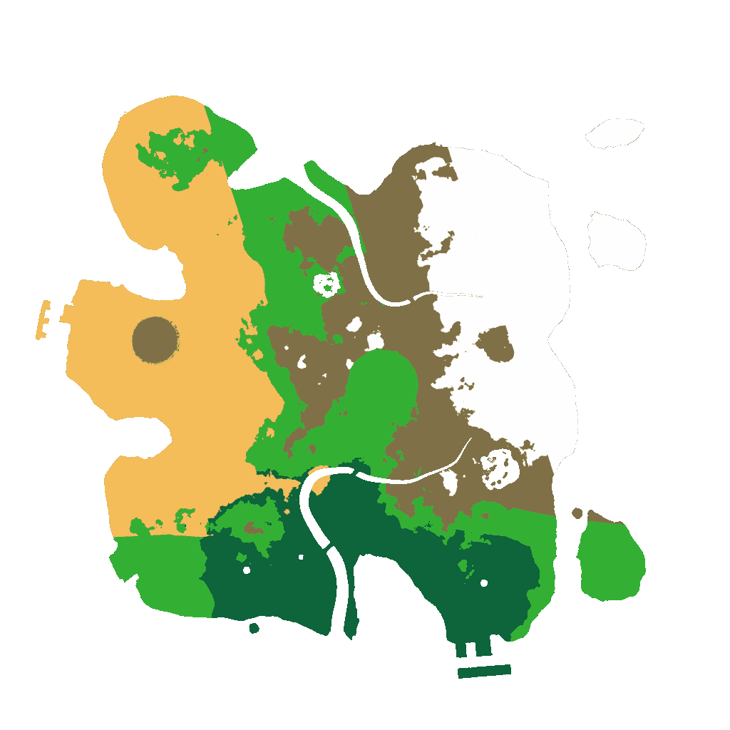 Biome Rust Map: Procedural Map, Size: 2750, Seed: 9041