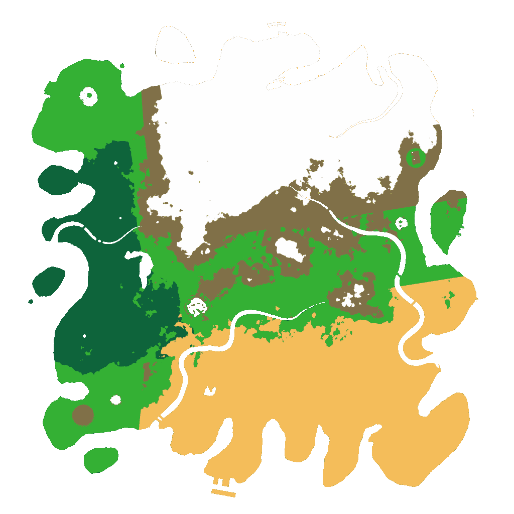 Biome Rust Map: Procedural Map, Size: 4250, Seed: 518199816