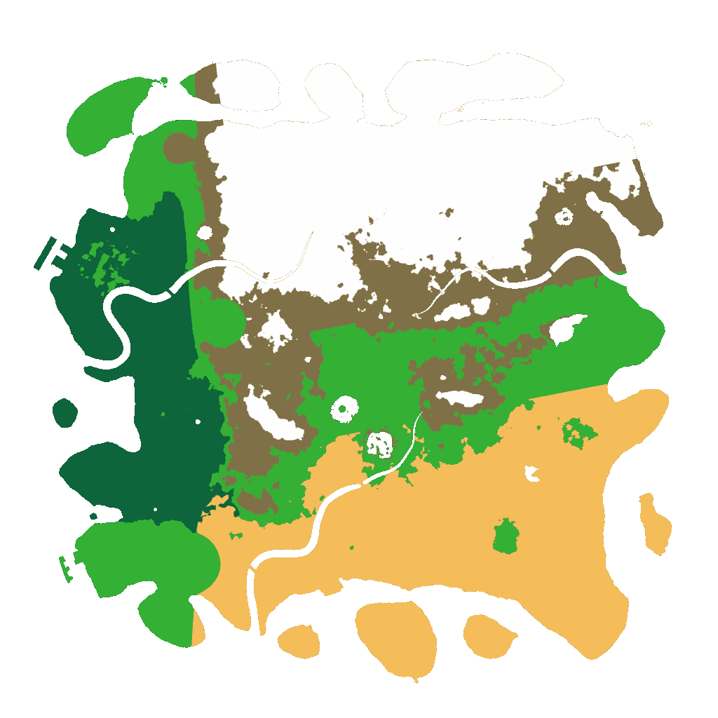 Biome Rust Map: Procedural Map, Size: 4000, Seed: 1367813147