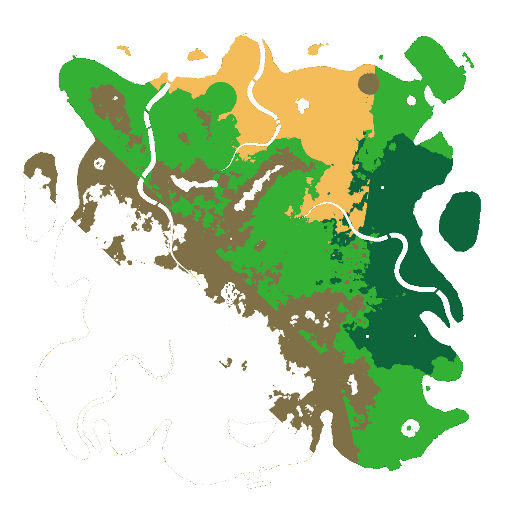 Biome Rust Map: Procedural Map, Size: 4250, Seed: 1755789969
