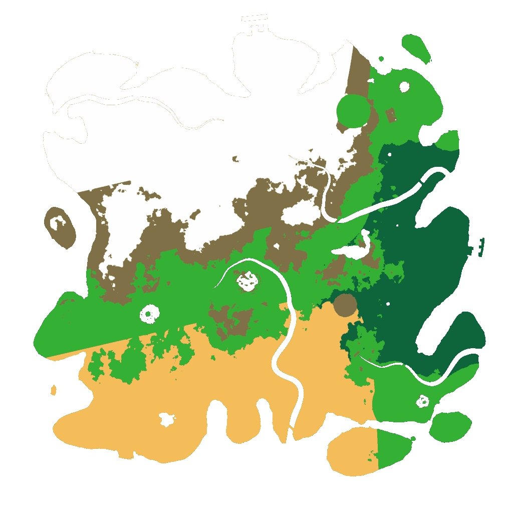 Biome Rust Map: Procedural Map, Size: 4000, Seed: 1898535152