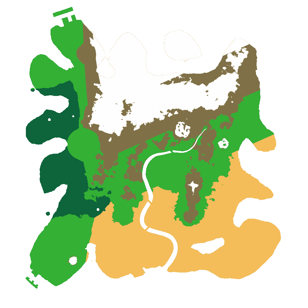 Biome Rust Map: Procedural Map, Size: 3000, Seed: 1484816513