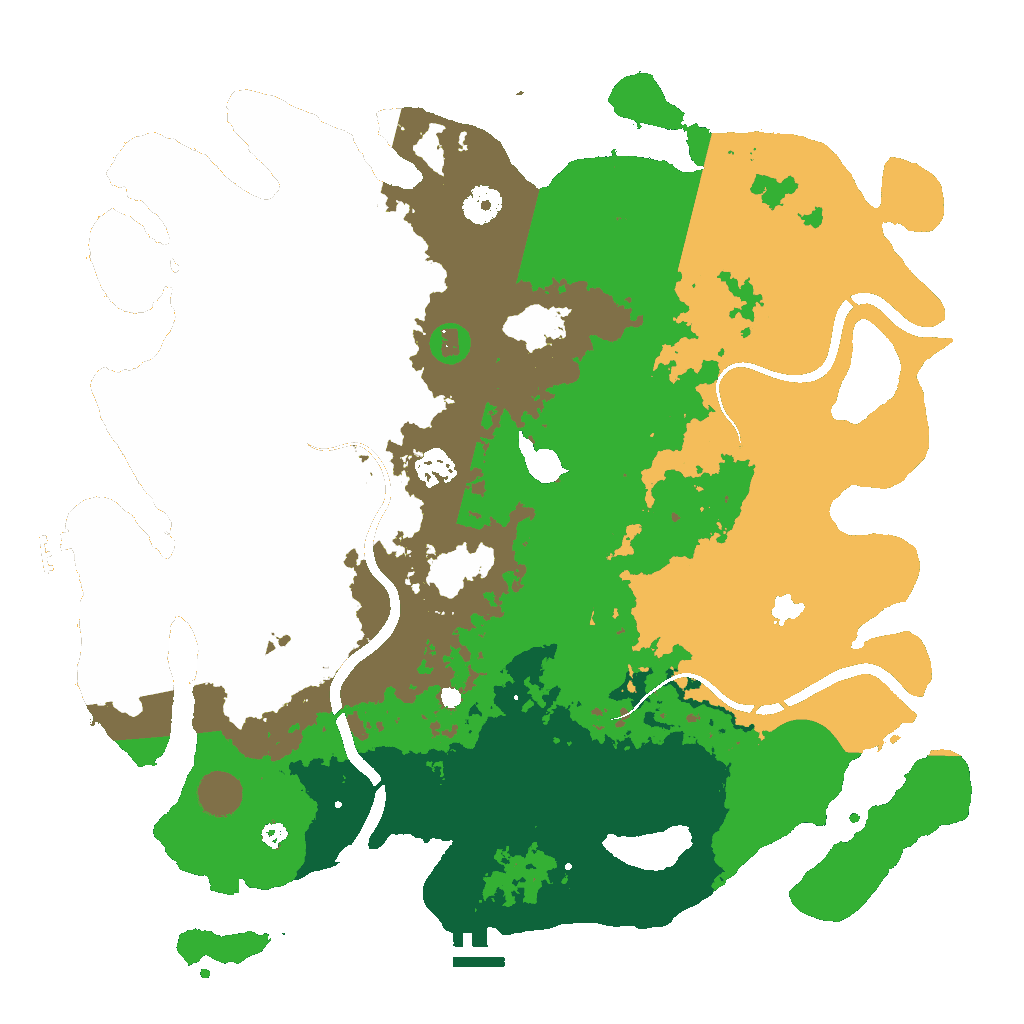 Biome Rust Map: Procedural Map, Size: 4000, Seed: 1001842281