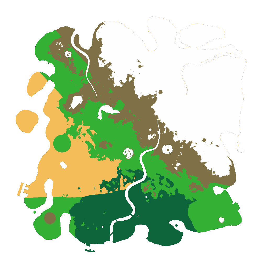 Biome Rust Map: Procedural Map, Size: 4000, Seed: 698672454