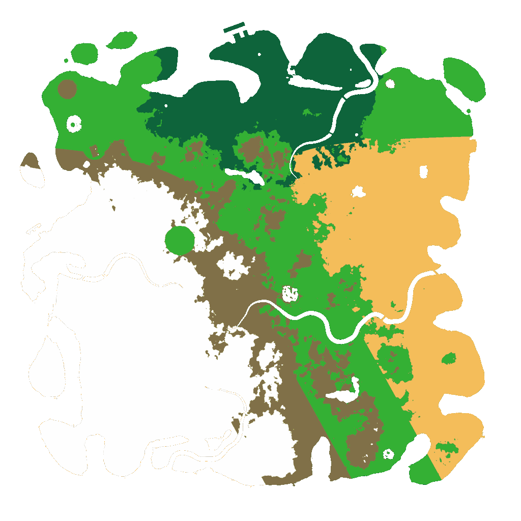 Biome Rust Map: Procedural Map, Size: 4750, Seed: 1097361546