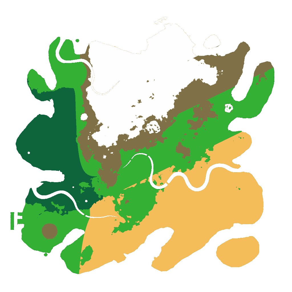 Biome Rust Map: Procedural Map, Size: 3300, Seed: 869227389