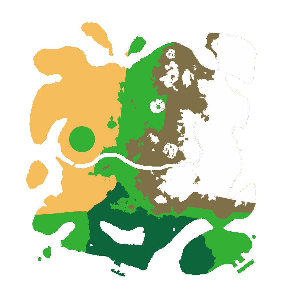 Biome Rust Map: Procedural Map, Size: 3000, Seed: 1309024116