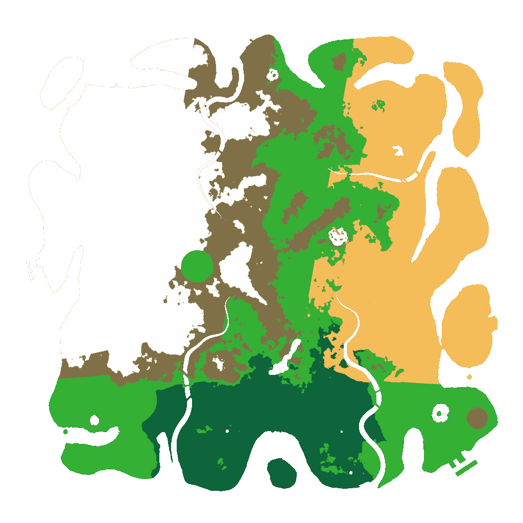 Biome Rust Map: Procedural Map, Size: 4300, Seed: 308994512