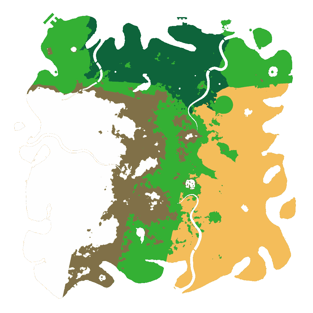 Biome Rust Map: Procedural Map, Size: 4680, Seed: 23102026
