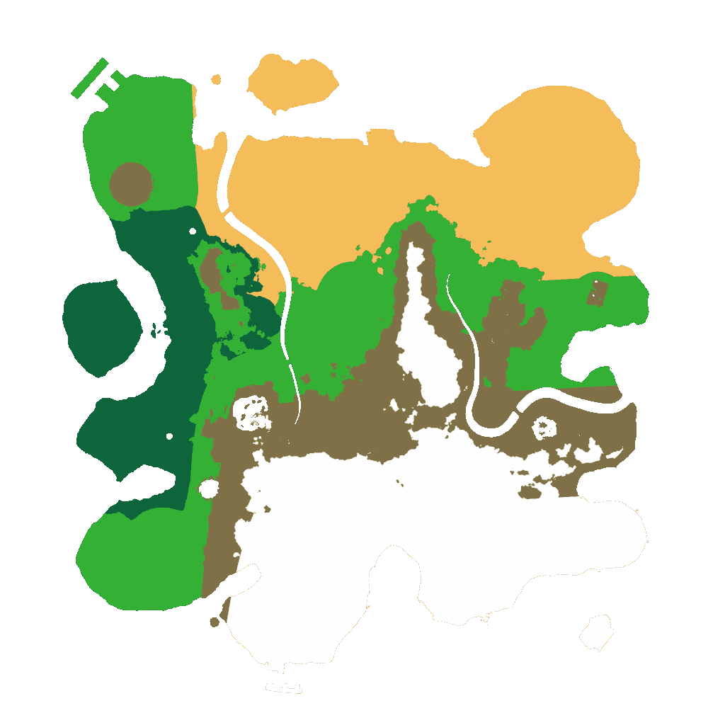 Biome Rust Map: Procedural Map, Size: 3000, Seed: 1678991906