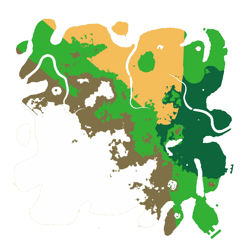 Biome Rust Map: Procedural Map, Size: 4000, Seed: 28103