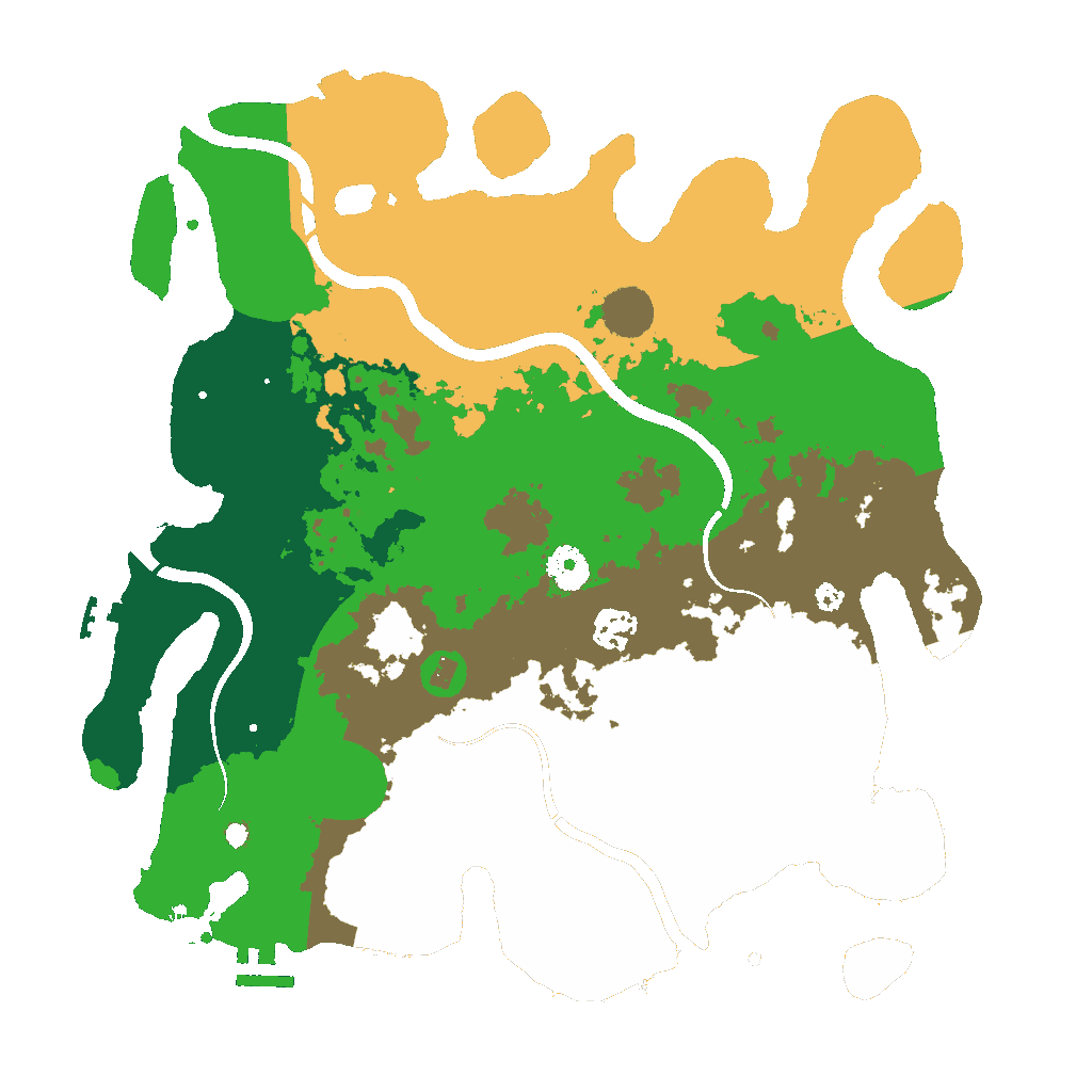 Biome Rust Map: Procedural Map, Size: 3800, Seed: 202251214