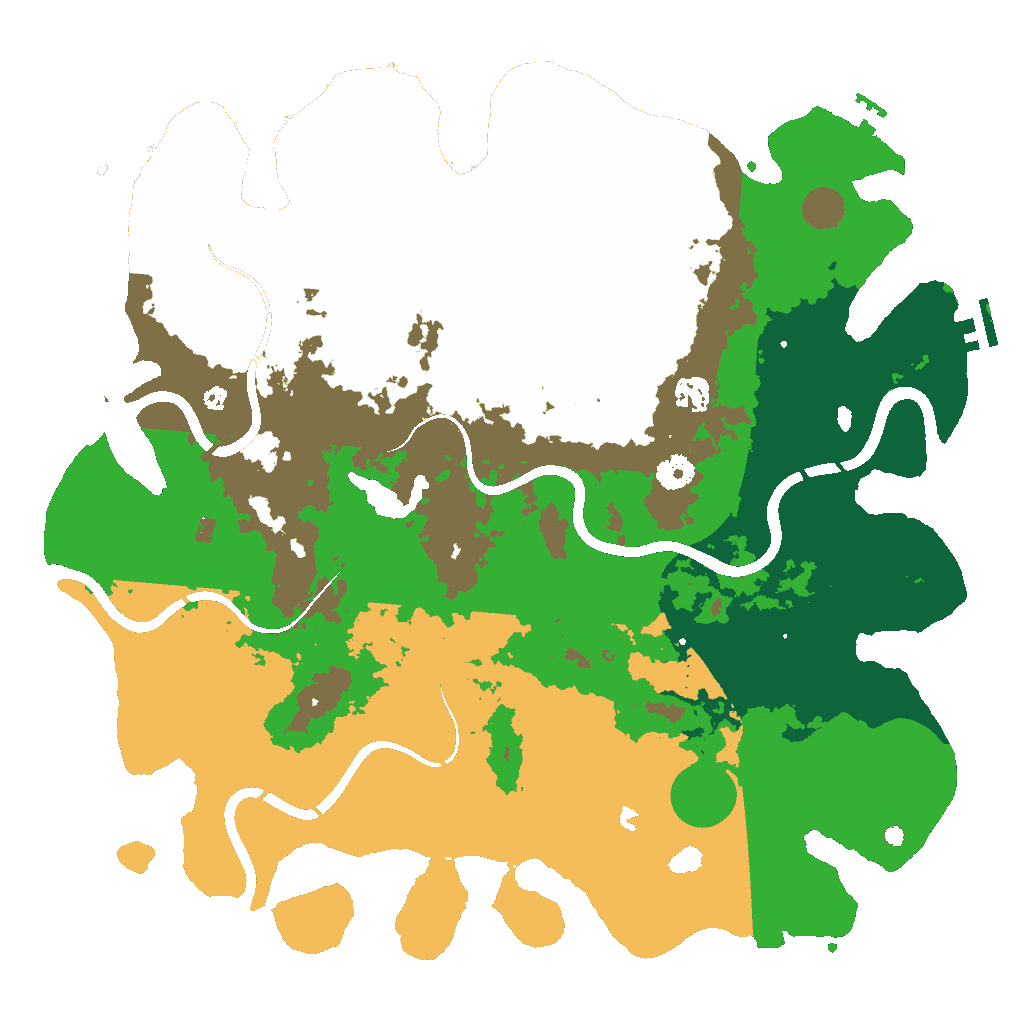 Biome Rust Map: Procedural Map, Size: 4250, Seed: 734625453