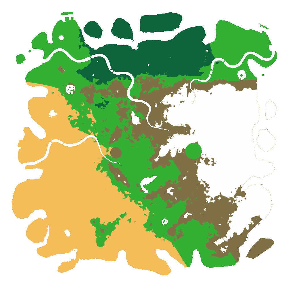 Biome Rust Map: Procedural Map, Size: 4800, Seed: 7878